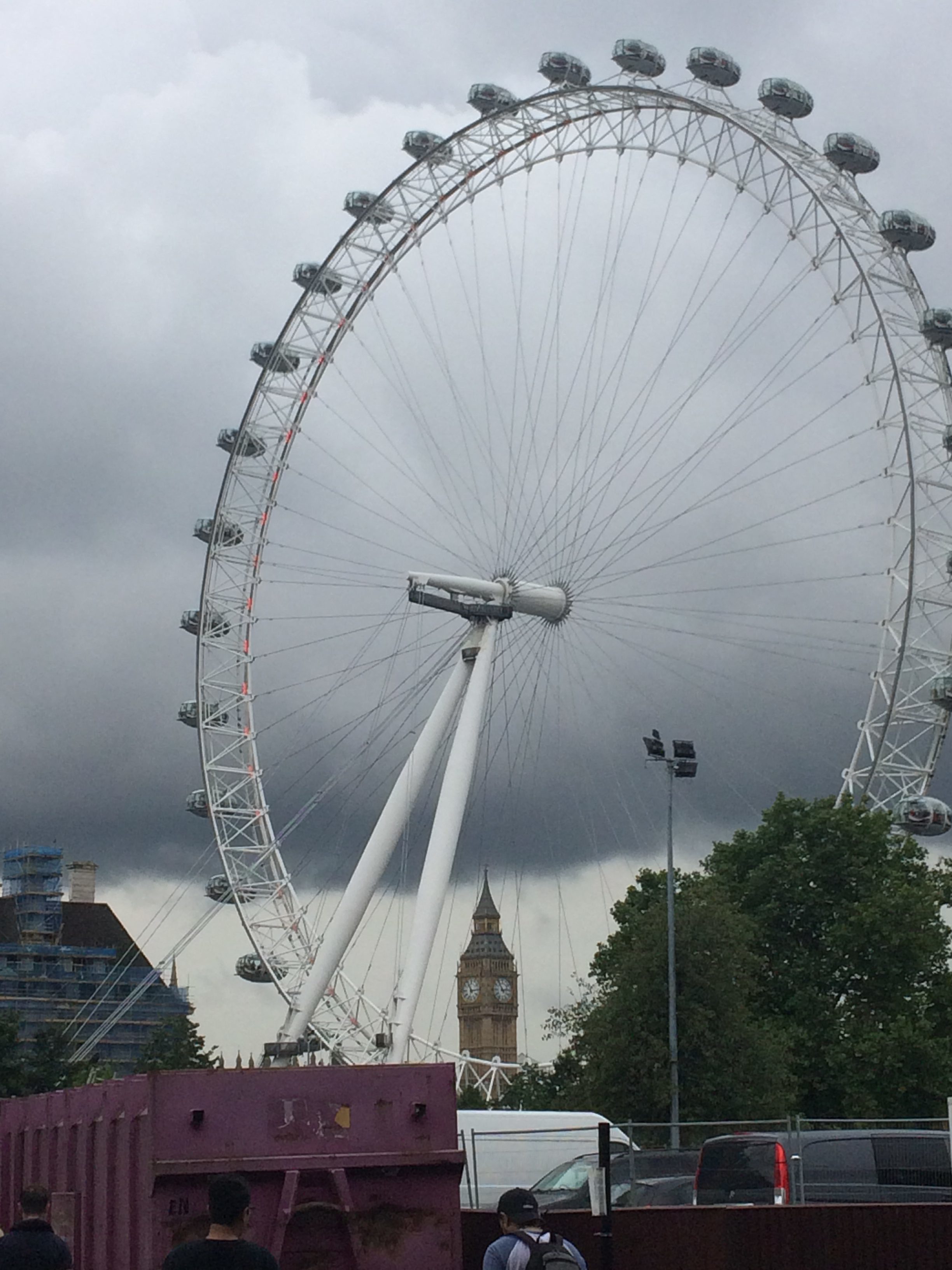 Big Ben and London Eye